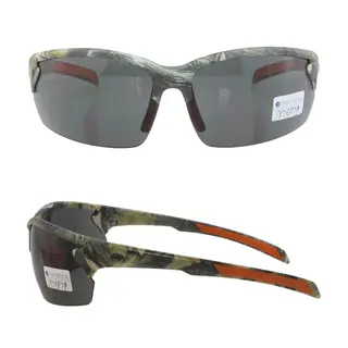 TR90 Outdoor Leopard Color Half Rim Sports Sunglasses For Men